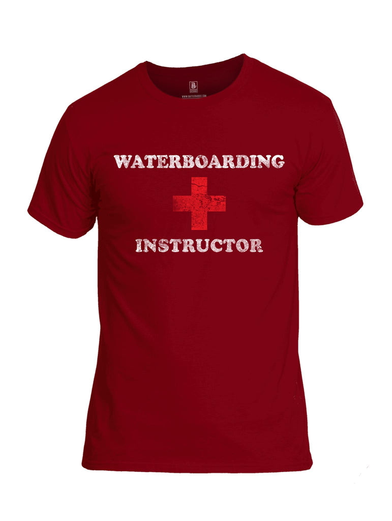 Battleraddle Waterboarding Instructor Mens Cotton Crew Neck T Shirt