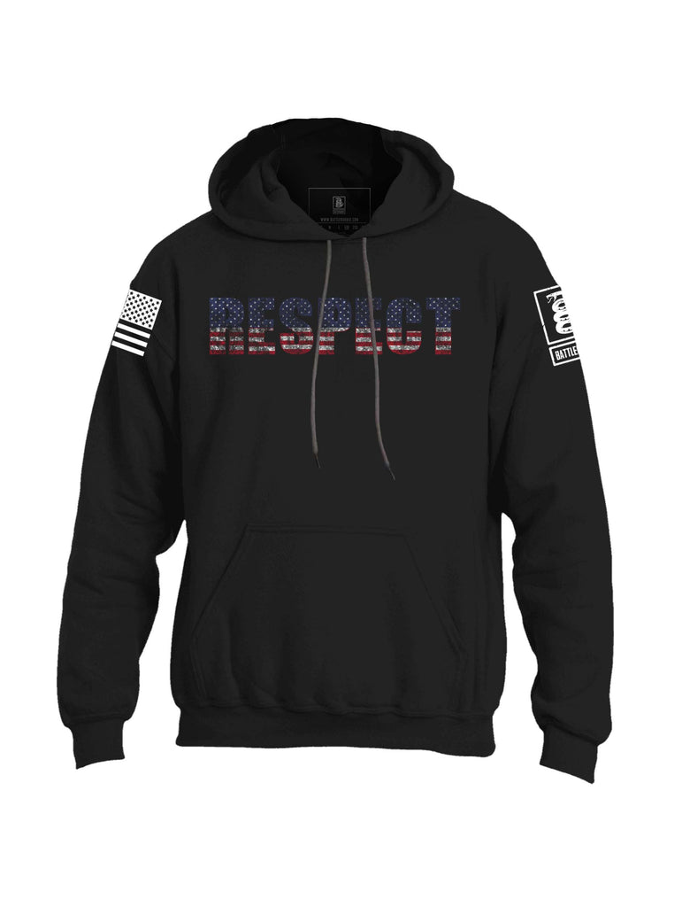 Battleraddle Respect Mens Blended Hoodie With Pockets