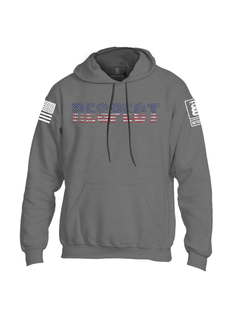 Battleraddle Respect Mens Blended Hoodie With Pockets