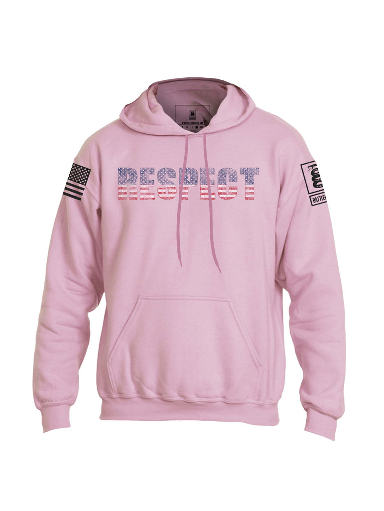 Battleraddle Respect Mens Blended Hoodie With Pockets