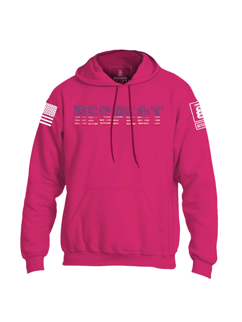 Battleraddle Respect Mens Blended Hoodie With Pockets