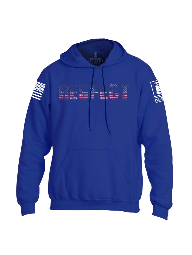 Battleraddle Respect Mens Blended Hoodie With Pockets