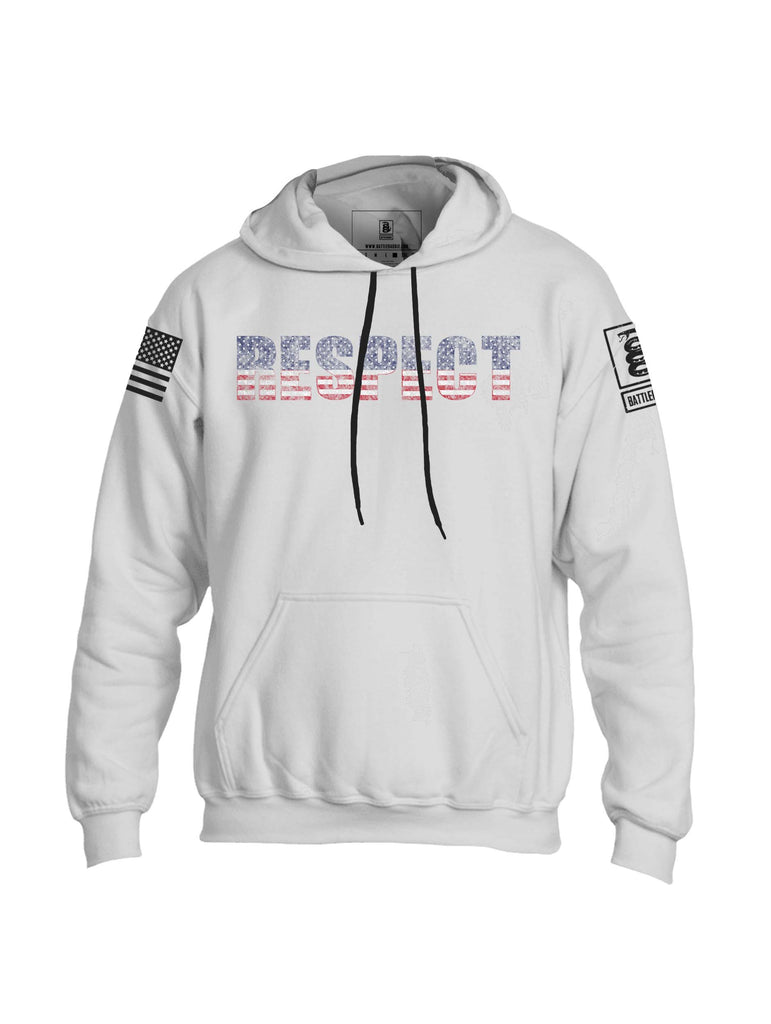 Battleraddle Respect Mens Blended Hoodie With Pockets