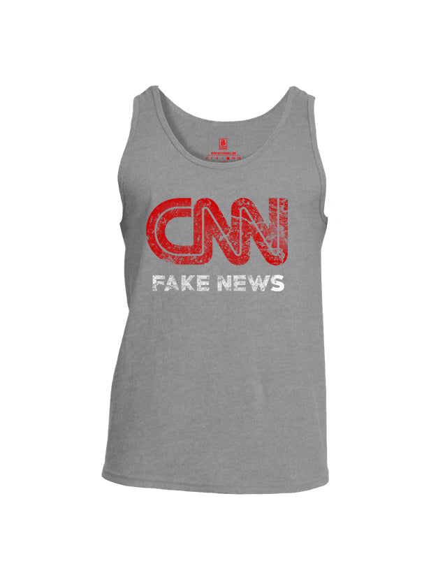 Battleraddle CNN Fake News Mens Cotton Tank Top - Battleraddle® LLC