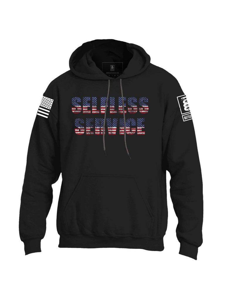 Battleraddle Selfless Service Mens Blended Hoodie With Pockets