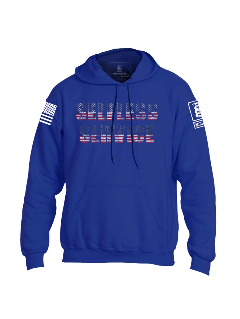 Battleraddle Selfless Service Mens Blended Hoodie With Pockets