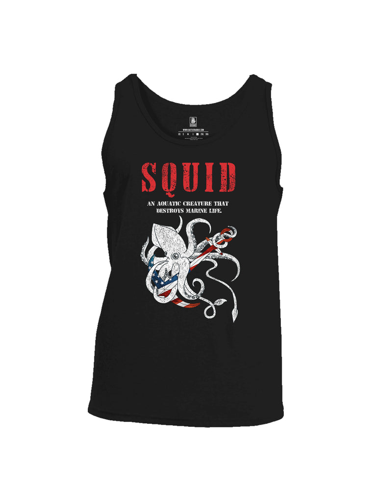 Battleraddle Squid Mens Cotton Tank Top