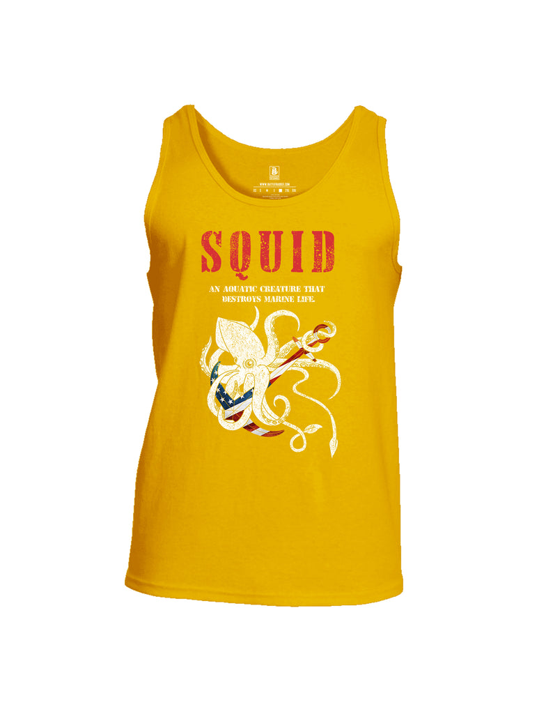 Battleraddle Squid Mens Cotton Tank Top