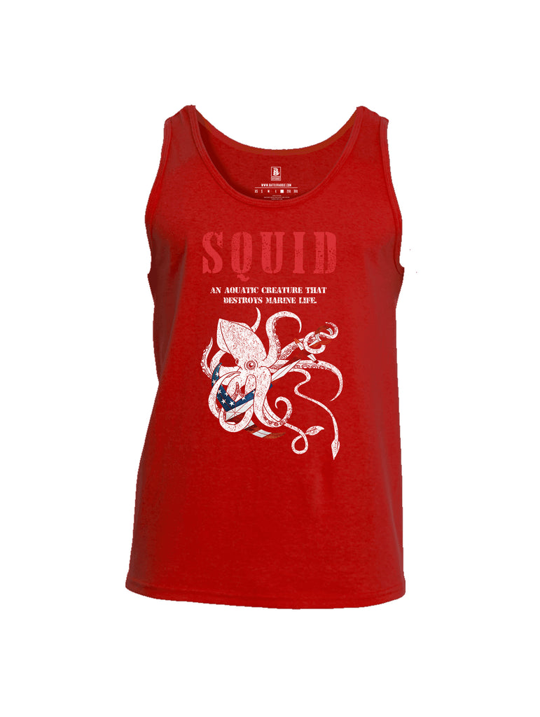 Battleraddle Squid Mens Cotton Tank Top