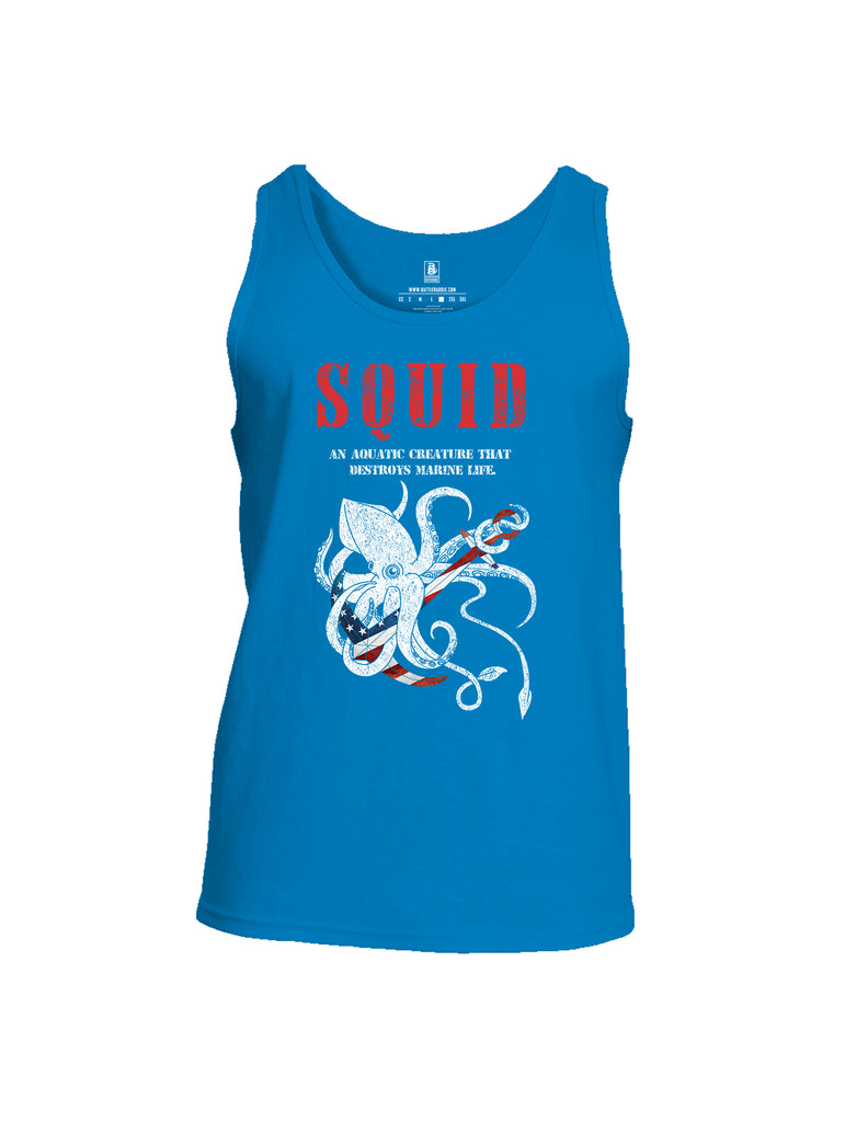 Battleraddle Squid Mens Cotton Tank Top