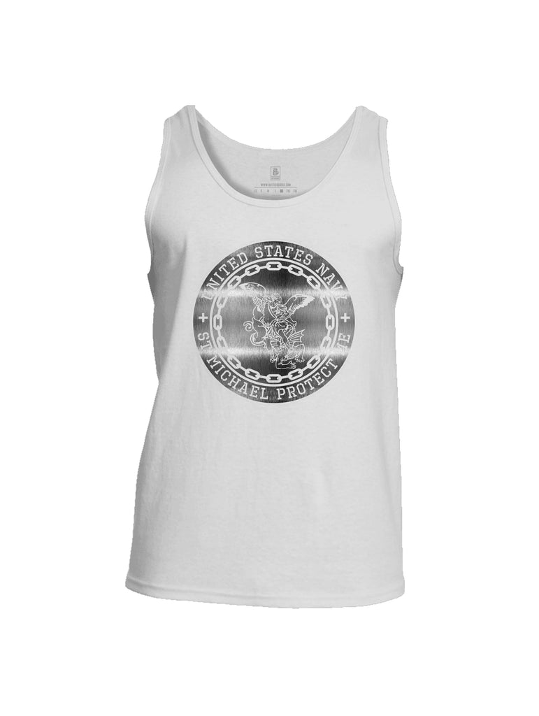 Battleraddle USN St Michael Protect Me Cotton Tank Top