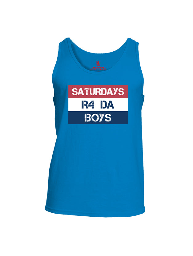 Battleraddle Saturdays R4 DA Boys Mens Cotton Tank Top