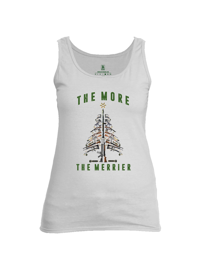 Battleraddle The More The Merrier Womens Cotton Tank Top