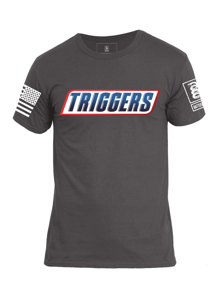 Battleraddle Triggers Horizontal Mens Cotton Crew Neck T Shirt