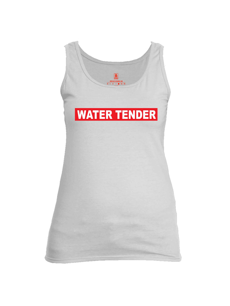 Battleraddle Water Tender Firefighter Womens Cotton Tank Top
