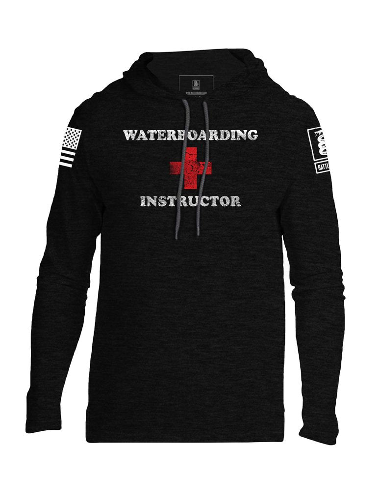 Battleraddle Waterboarding Instruction Black Ops Edition Mens Thin Cotton Lightweight Hoodie