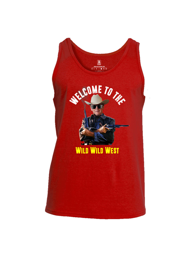 Battleraddle Welcome To The Wild Wild West Mens Cotton Tank Top
