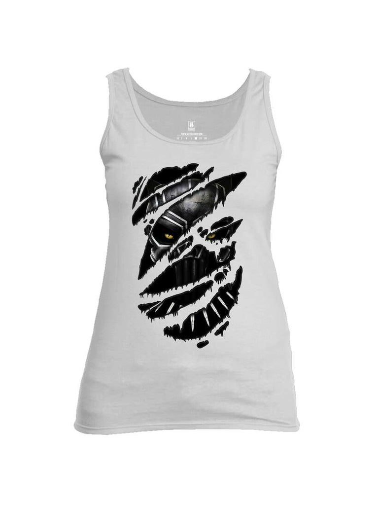 Battleraddle Panting Bullet Expounder Skull Ripped Womens Cotton Tank Top