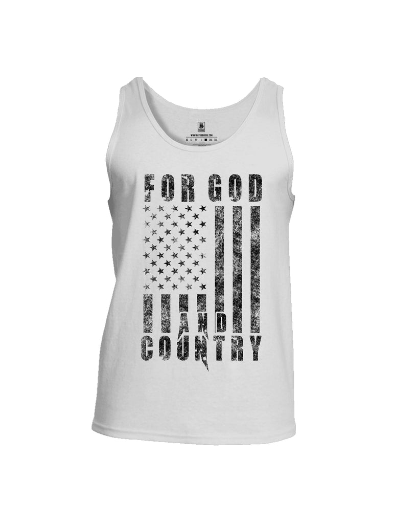 Battleraddle For God And Country Mens Cotton Tank Top