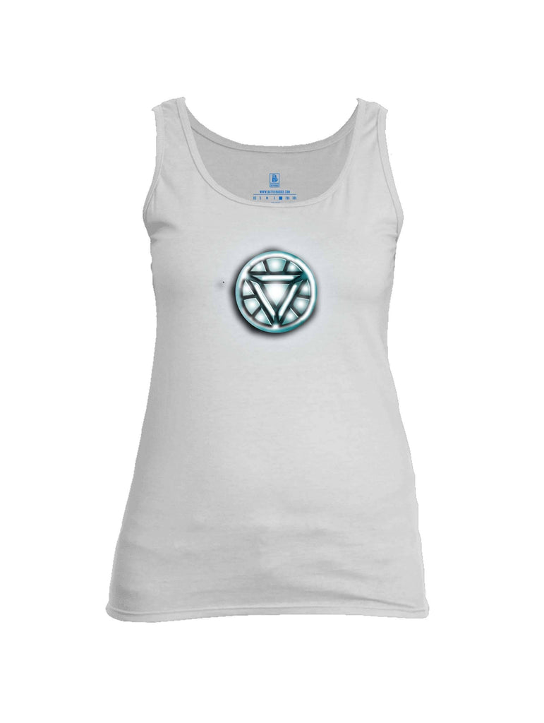 Battleraddle Iron Stark Chest ARC Reactor Womens Cotton Tank Top shirt|custom|veterans|Apparel-Womens Tank Tops-Cotton