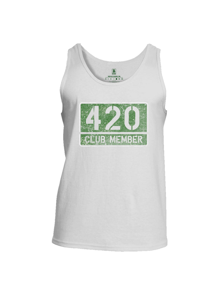 Battleraddle 420 Club Member Mens Cotton Tank Top