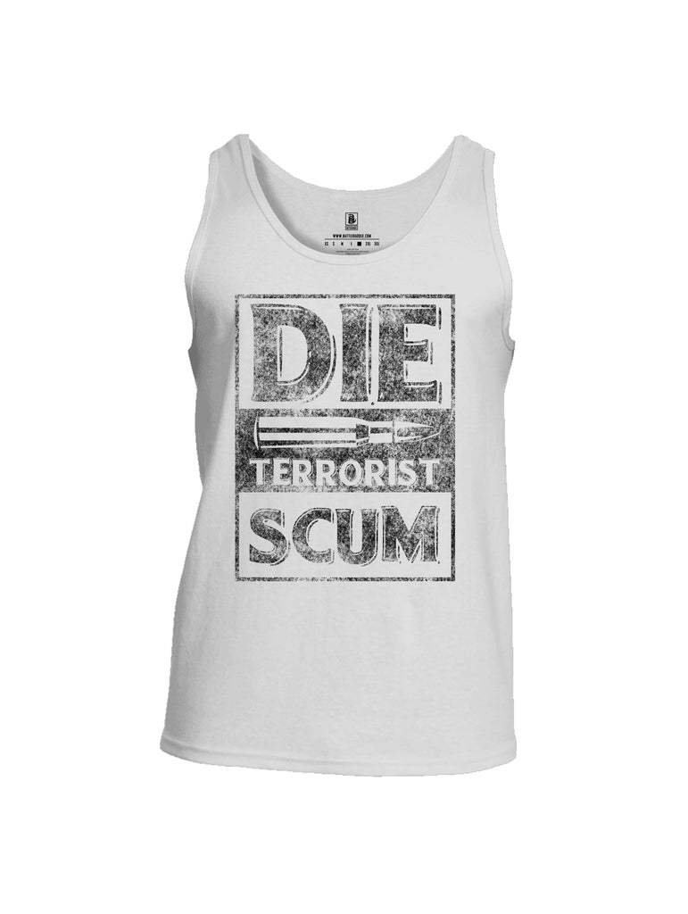 Battleraddle Die Terrorist Scum Mens Cotton Tank Top