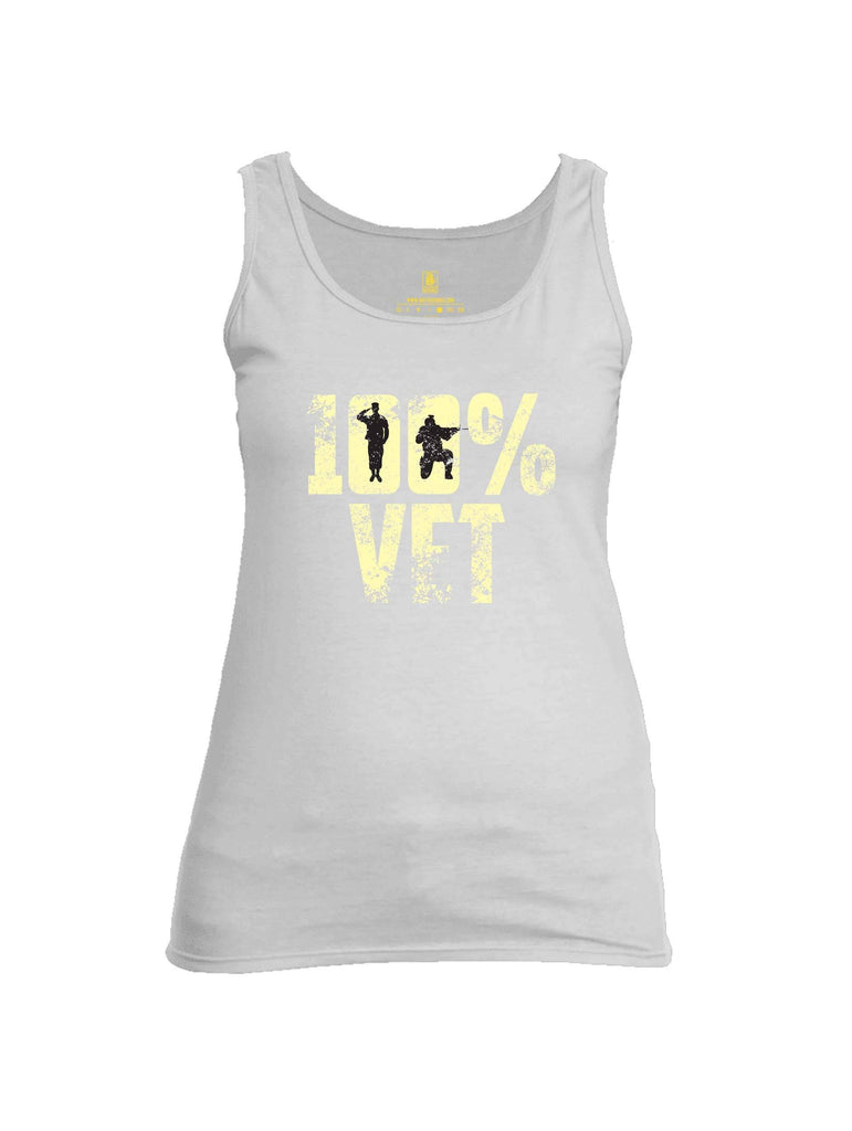 Battleraddle 100% VET Womens Cotton Tank Top shirt|custom|veterans|Apparel-Womens Tank Tops-Cotton