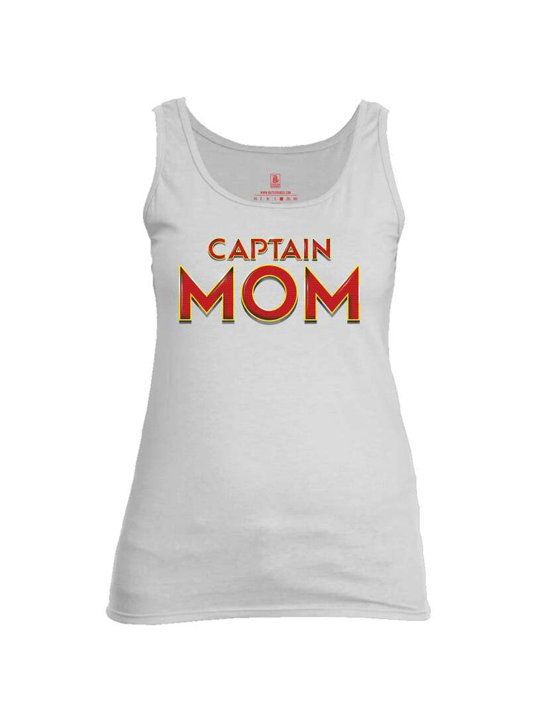 Battleraddle Captain Mom Womens Cotton Tank Top