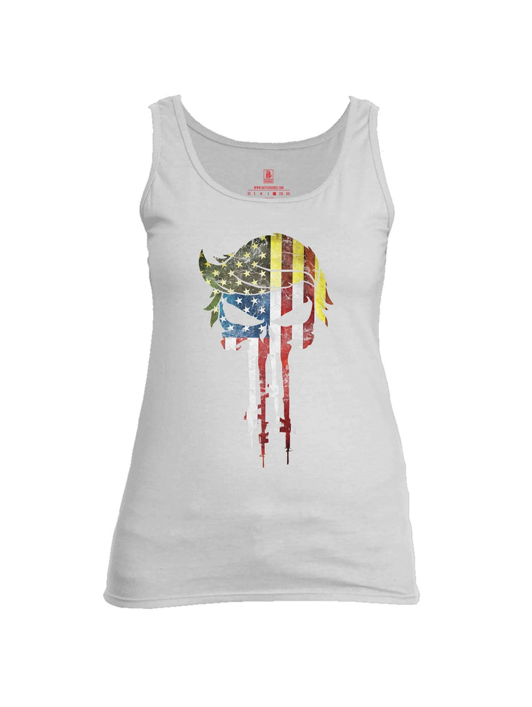 Battleraddle Mr. President Expounder USA Flag Womens Cotton Tank Top shirt|custom|veterans|Apparel-Womens Tank Tops-Cotton
