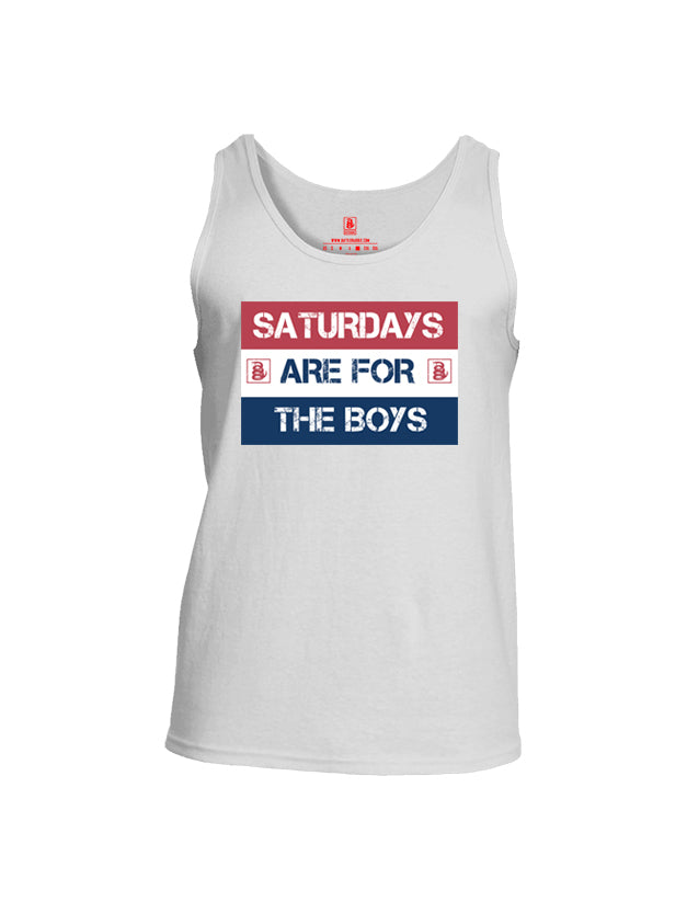 Battleraddle Saturdays Are For The Boys Mens Cotton Tank Top