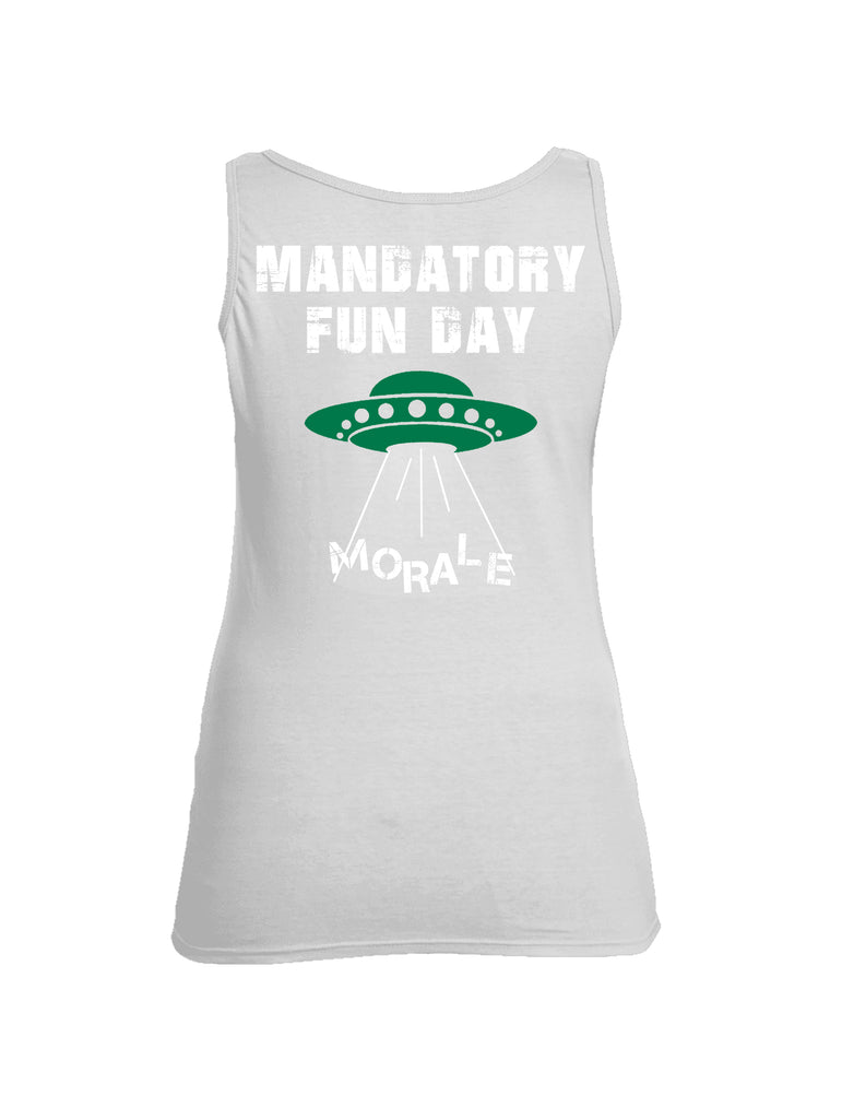 Battleraddle 51 Mandatory Fun Day Morale Womens Cotton Tank Top