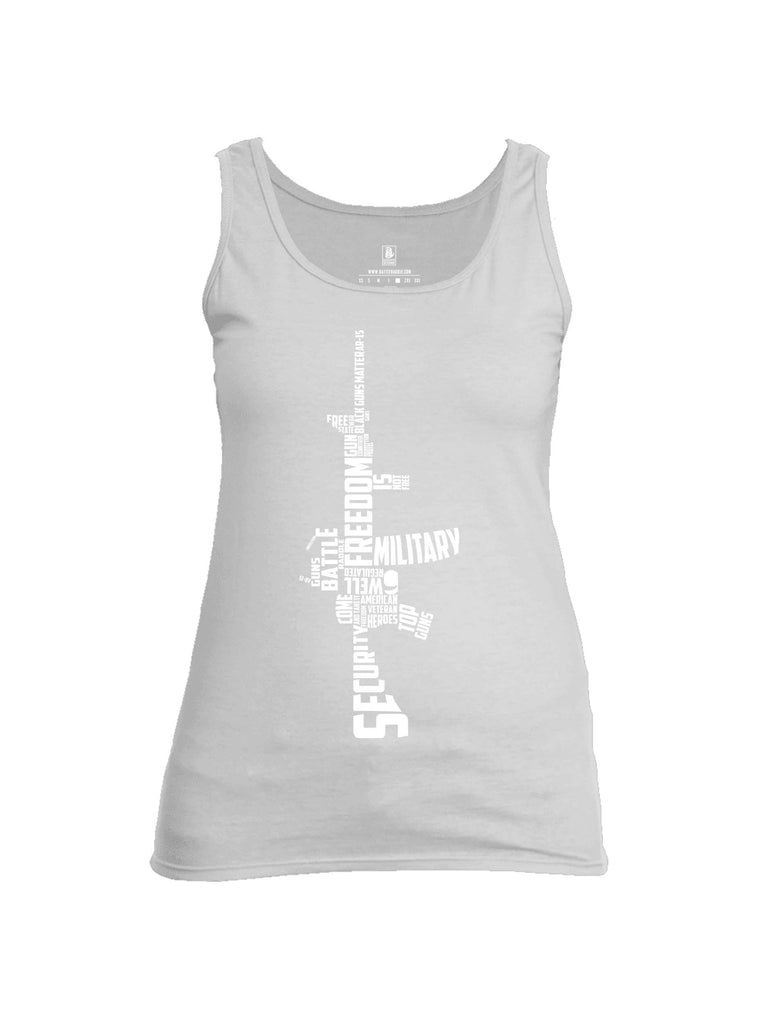 Battleraddle Freedom AR15 Womens Cotton Tank Top